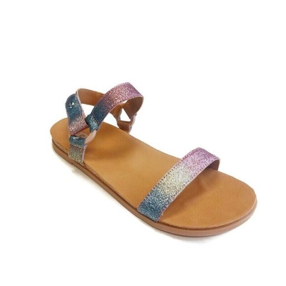UGG Womens Size 7 Rynell Sandal Flip Flop Rainbow Glitter 1124947K Big Girls 6 - Picture 1 of 10